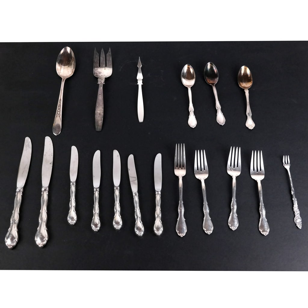 Assorted Sterling and Silver Plate Flatware (1 of 8)