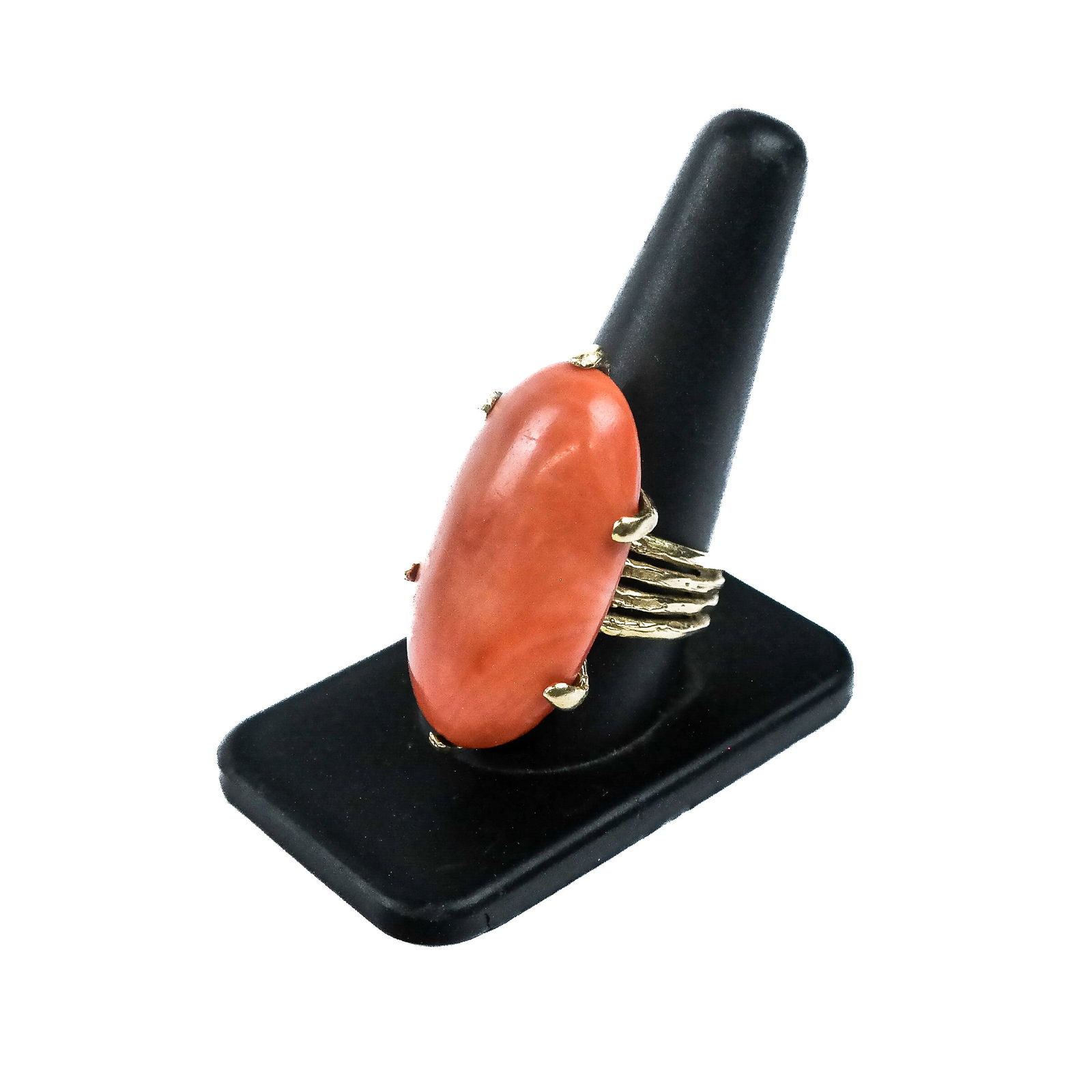18K Gold and Coral Ring (1 of 9)