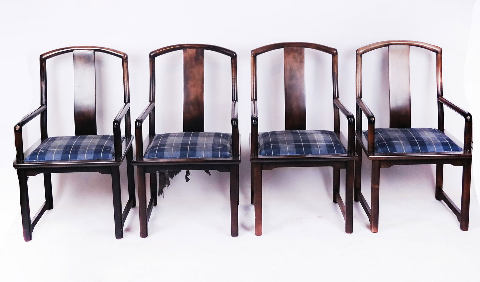 Four Chinese Rosewood Armchairs (1 of 5)