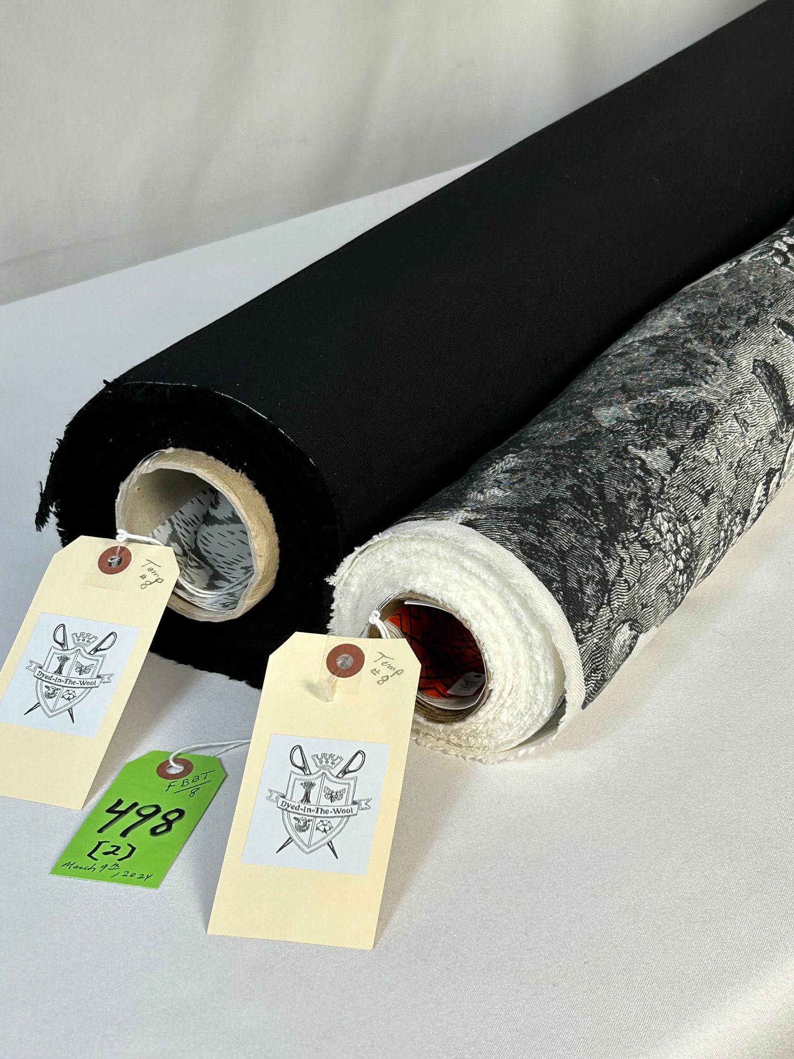 Pierre Frey Toile and Fret's Black In/Out Fabrics (1 of 7)