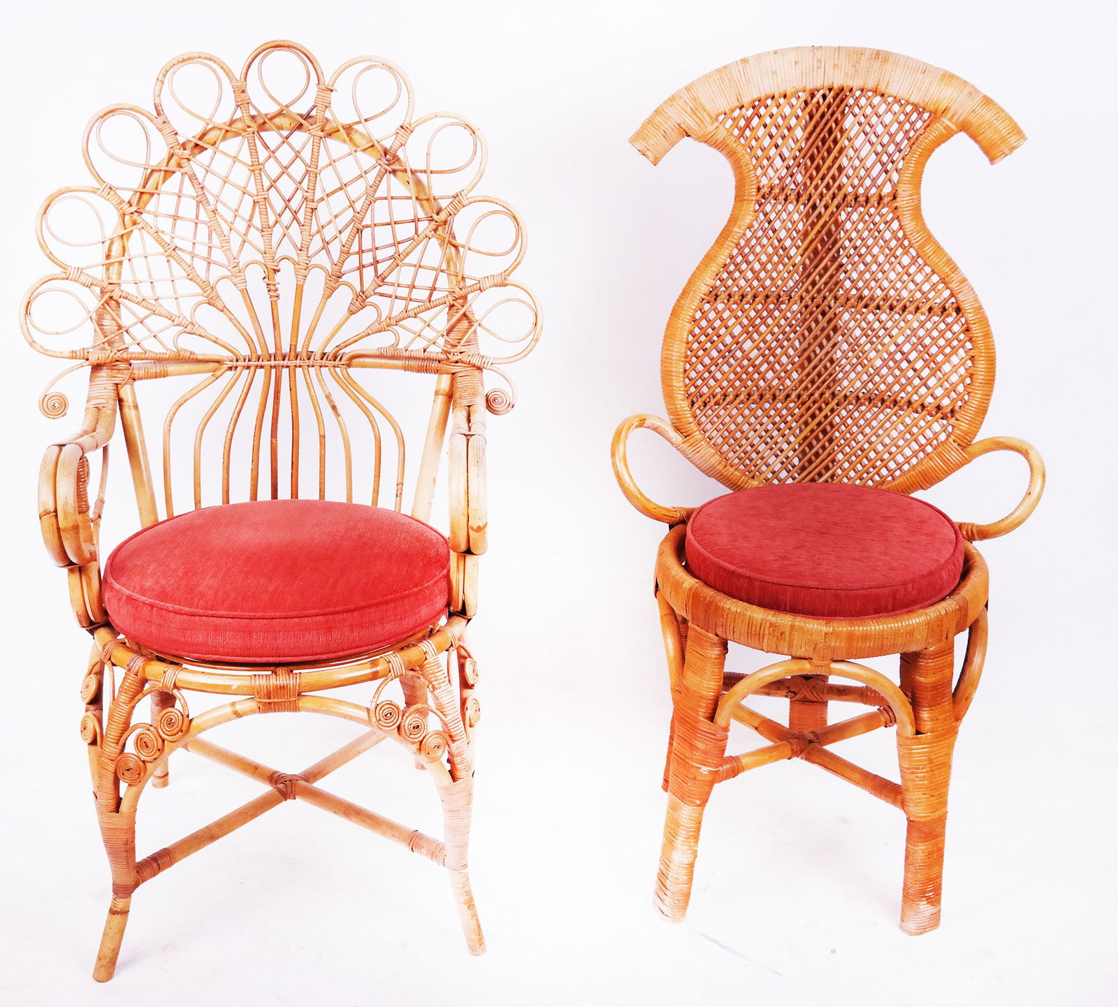 Two Victorian-Style Wicker Chairs (1 of 10)