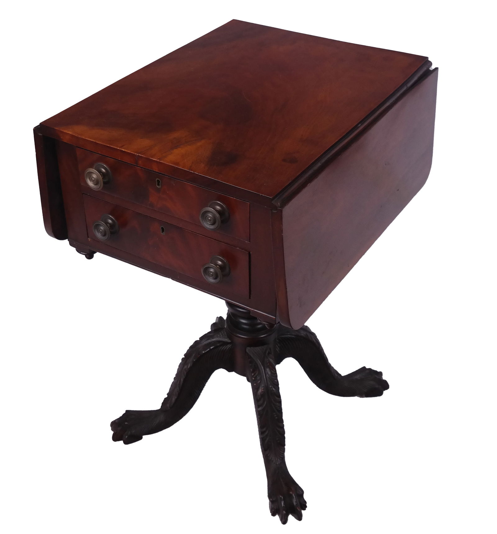 19th C. American Federal Style Work Table (1 of 10)