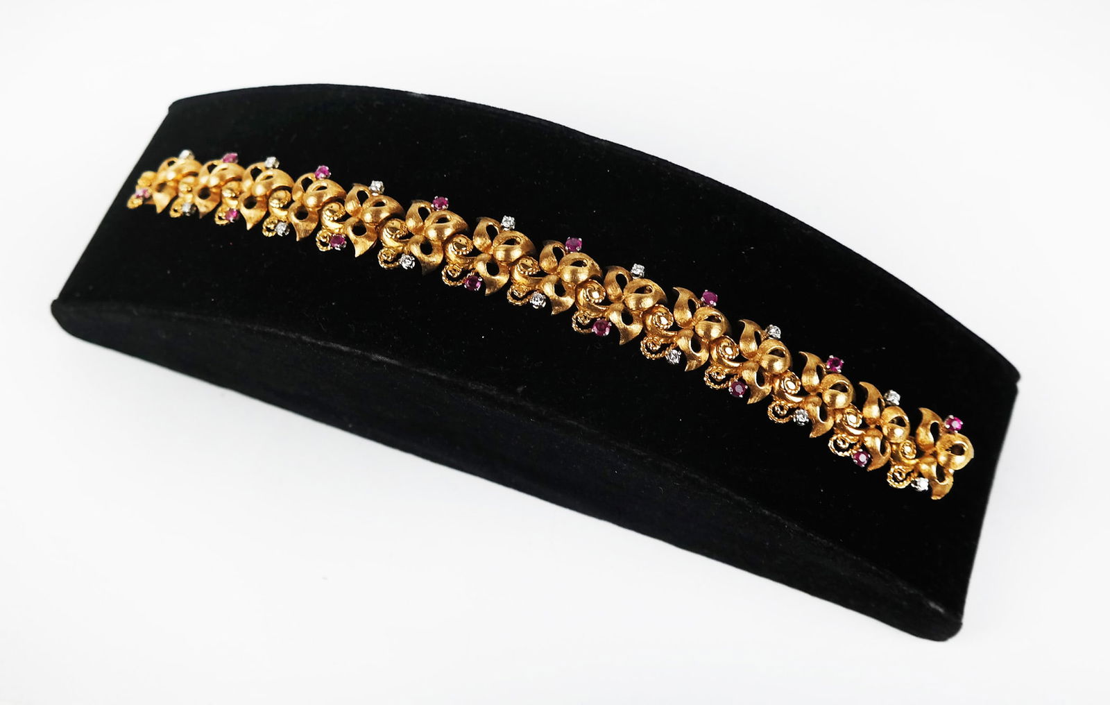 Gold, Diamond & Ruby Bracelet (1 of 8)