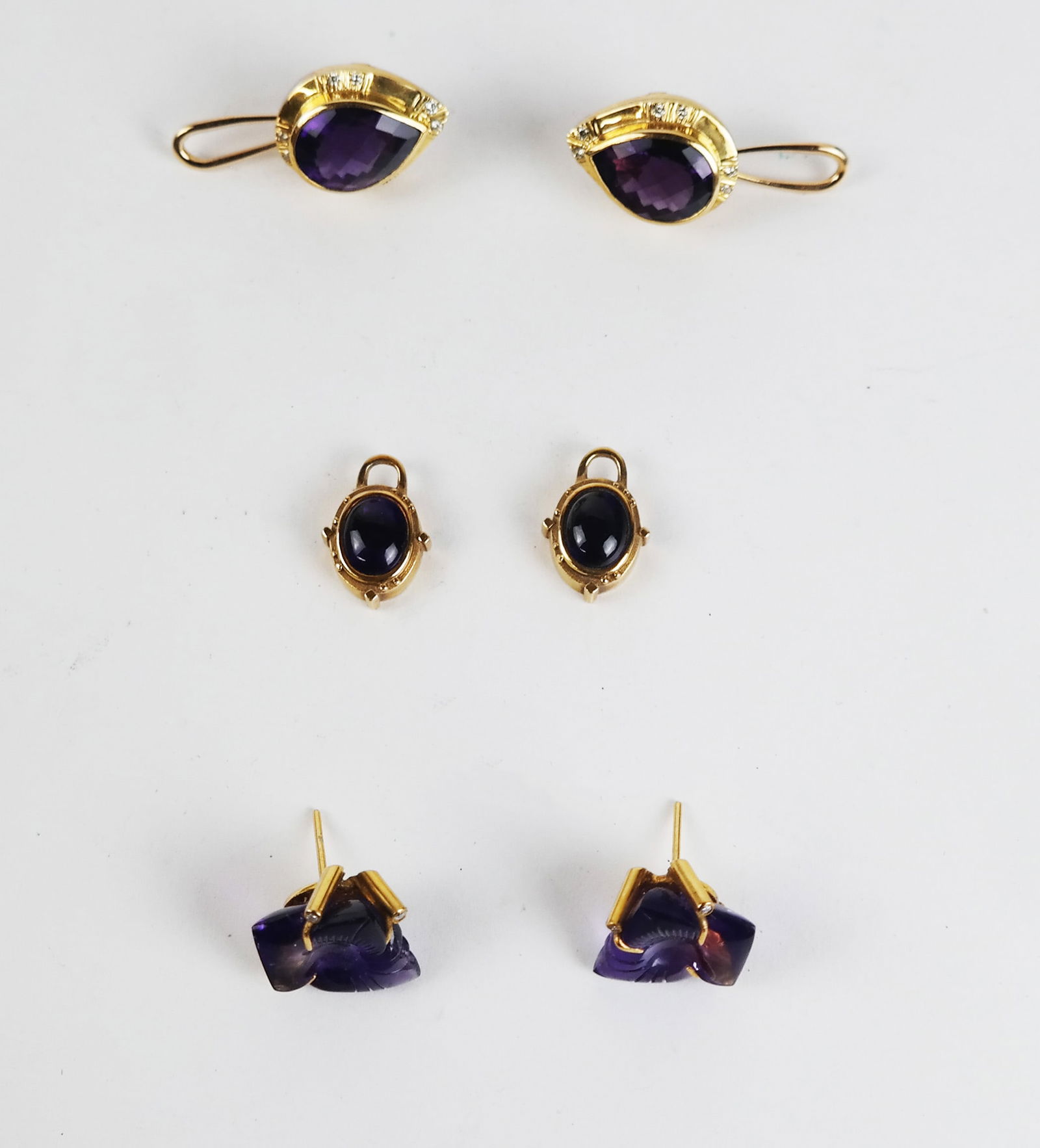 Group of Amethyst Earrings & Pendants (1 of 12)