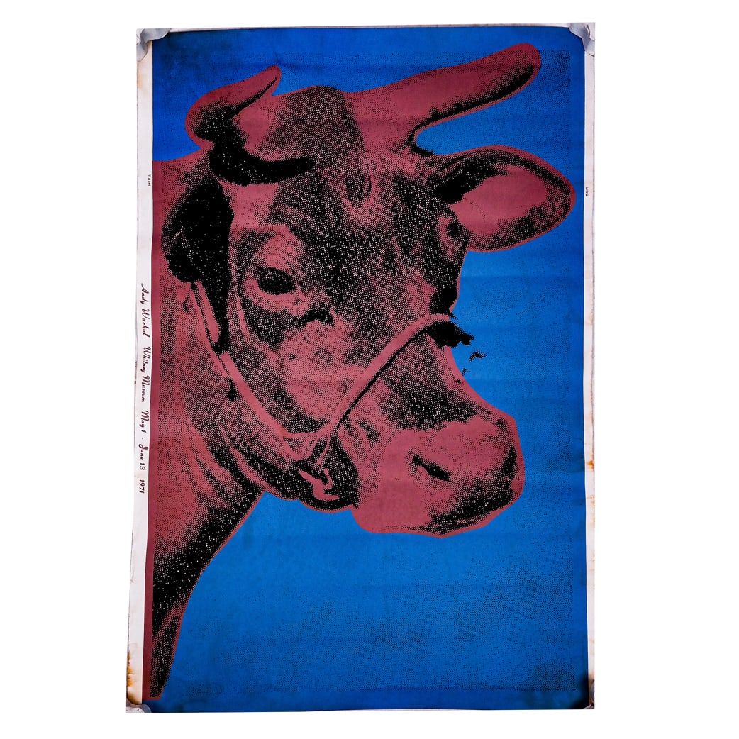 After Andy WARHOL: Purple Cow - Lithograph Poster (1 of 8)