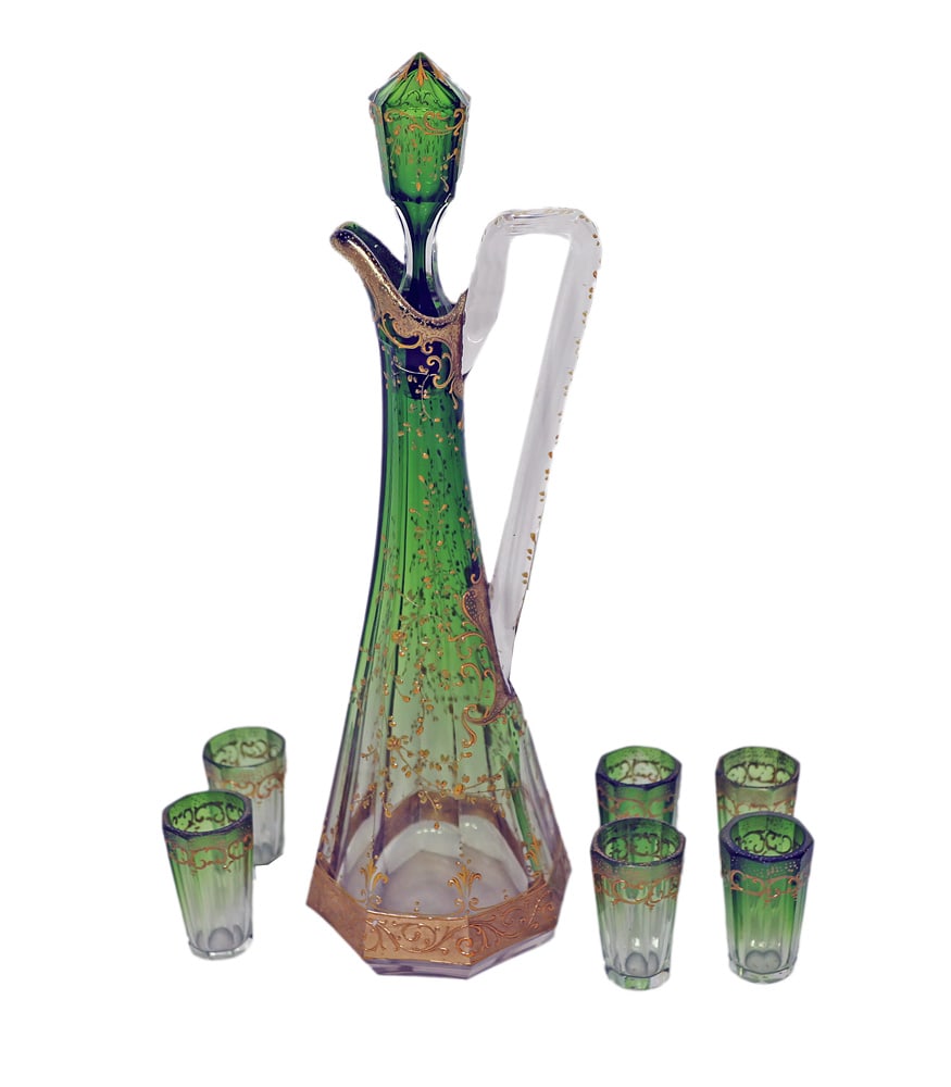 Bohemian Decanter Barware Set (7 Pcs) (1 of 5)