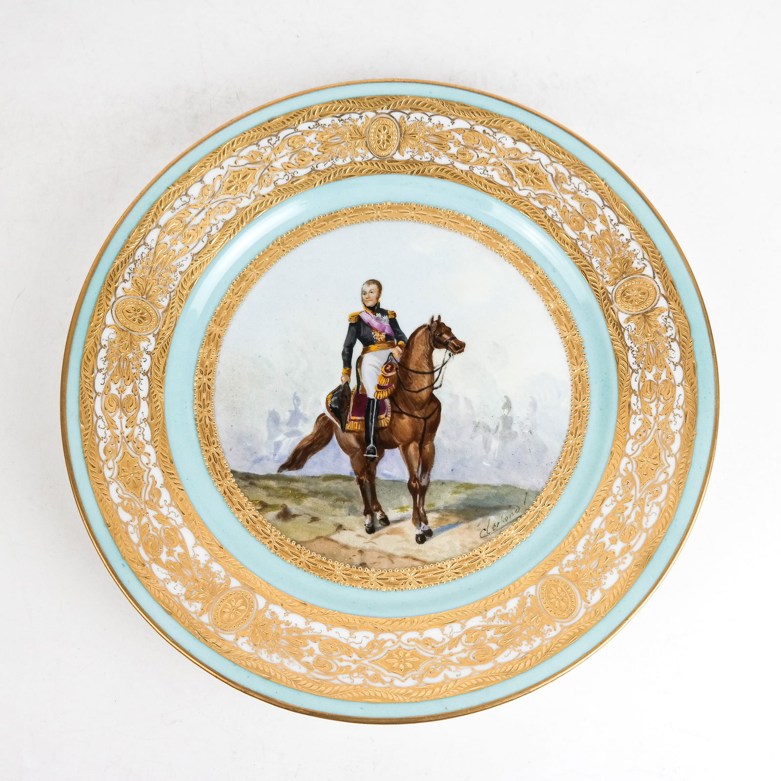 Sevres French Imperial Porcelain Plate (1 of 6)