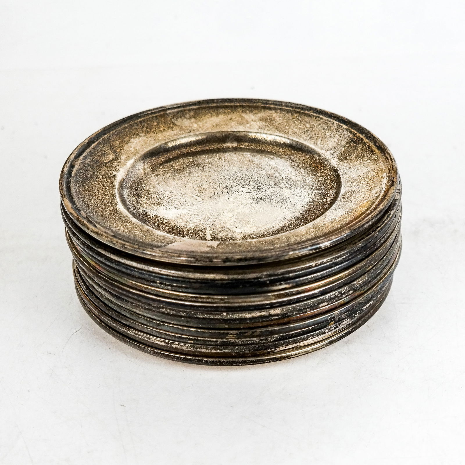 15 Sterling silver Bread & Butter Plates (1 of 8)