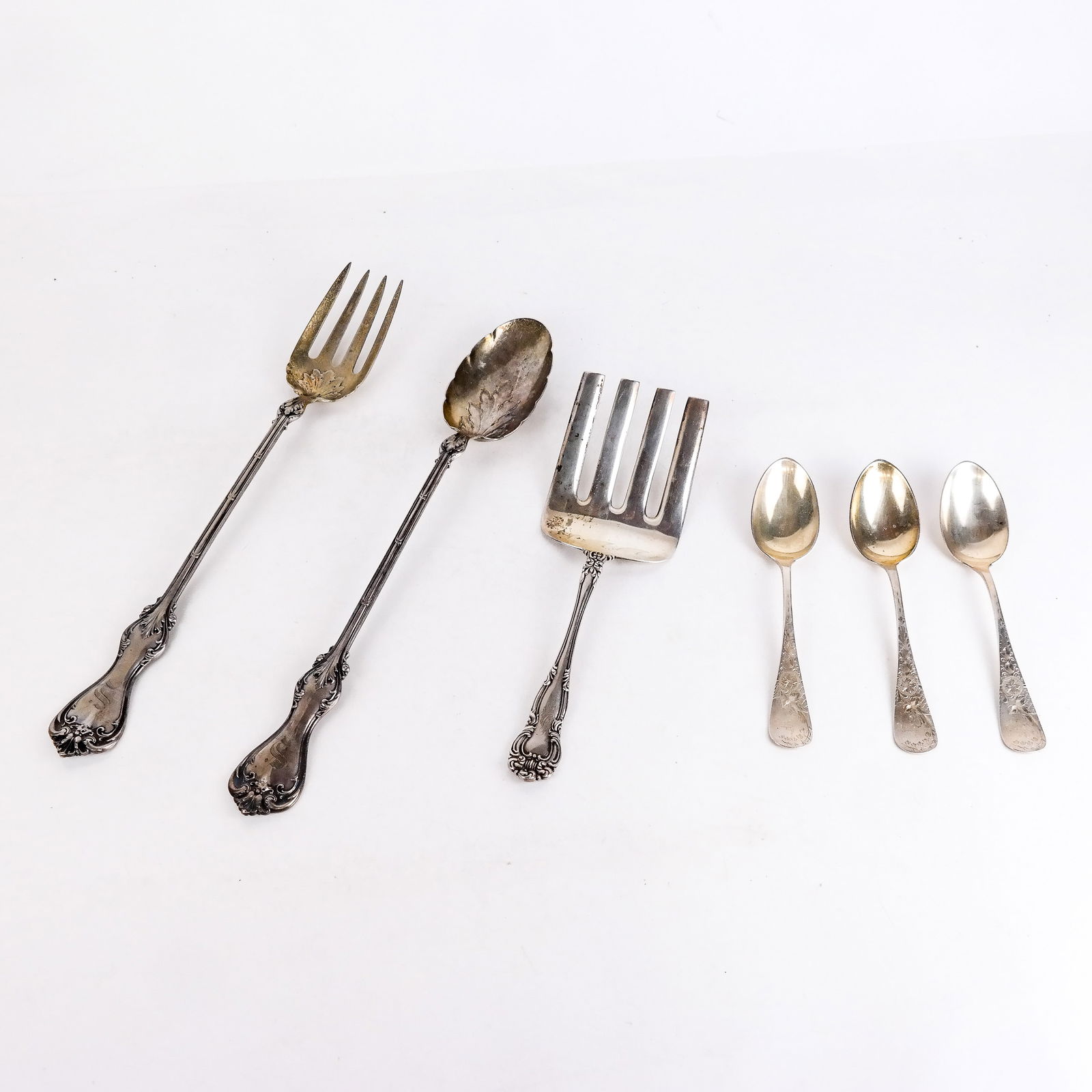 6 Pcs. Sterling Silver by Mermod, Jaccard & Co. (1 of 9)