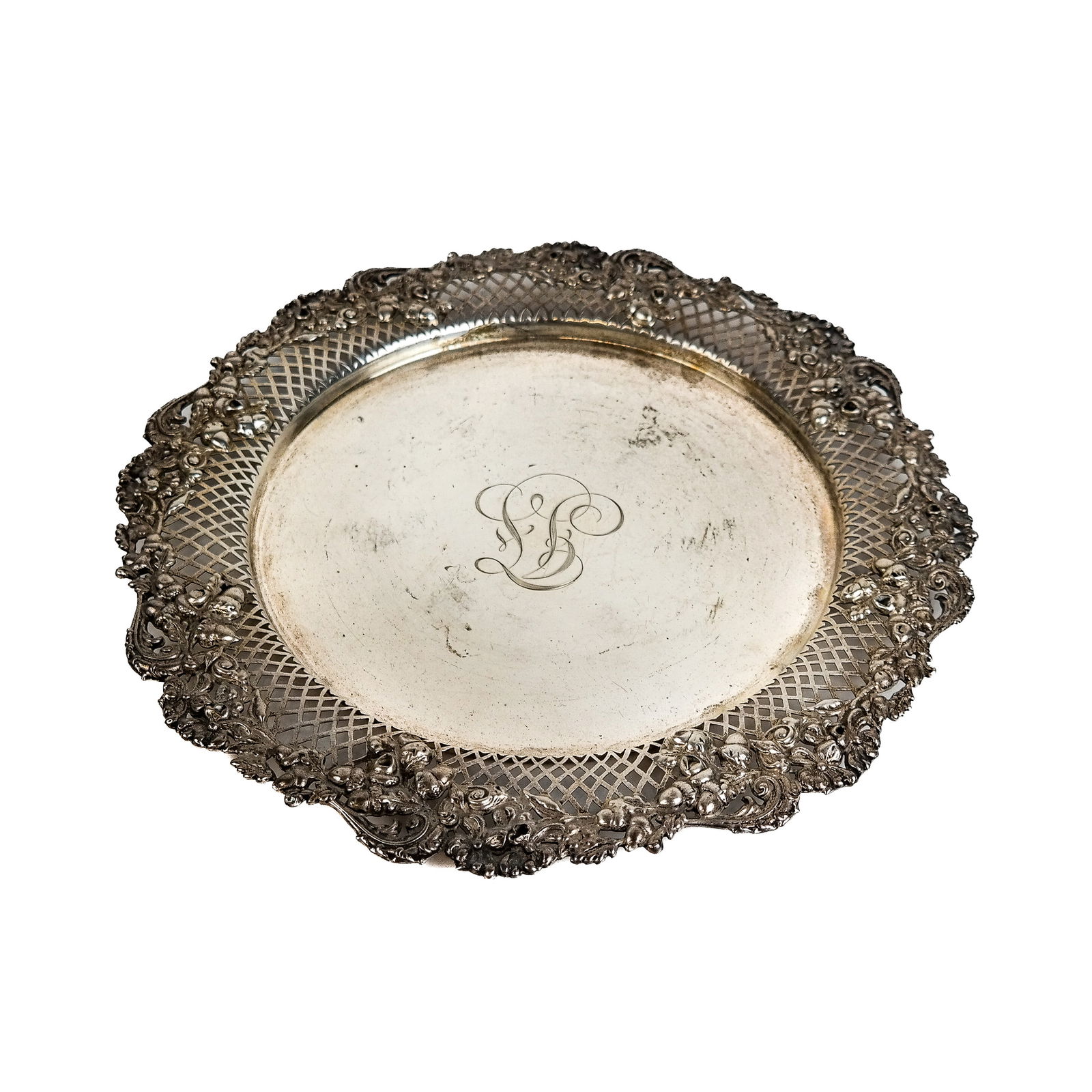 Sterling Silver Round Tray (1 of 8)