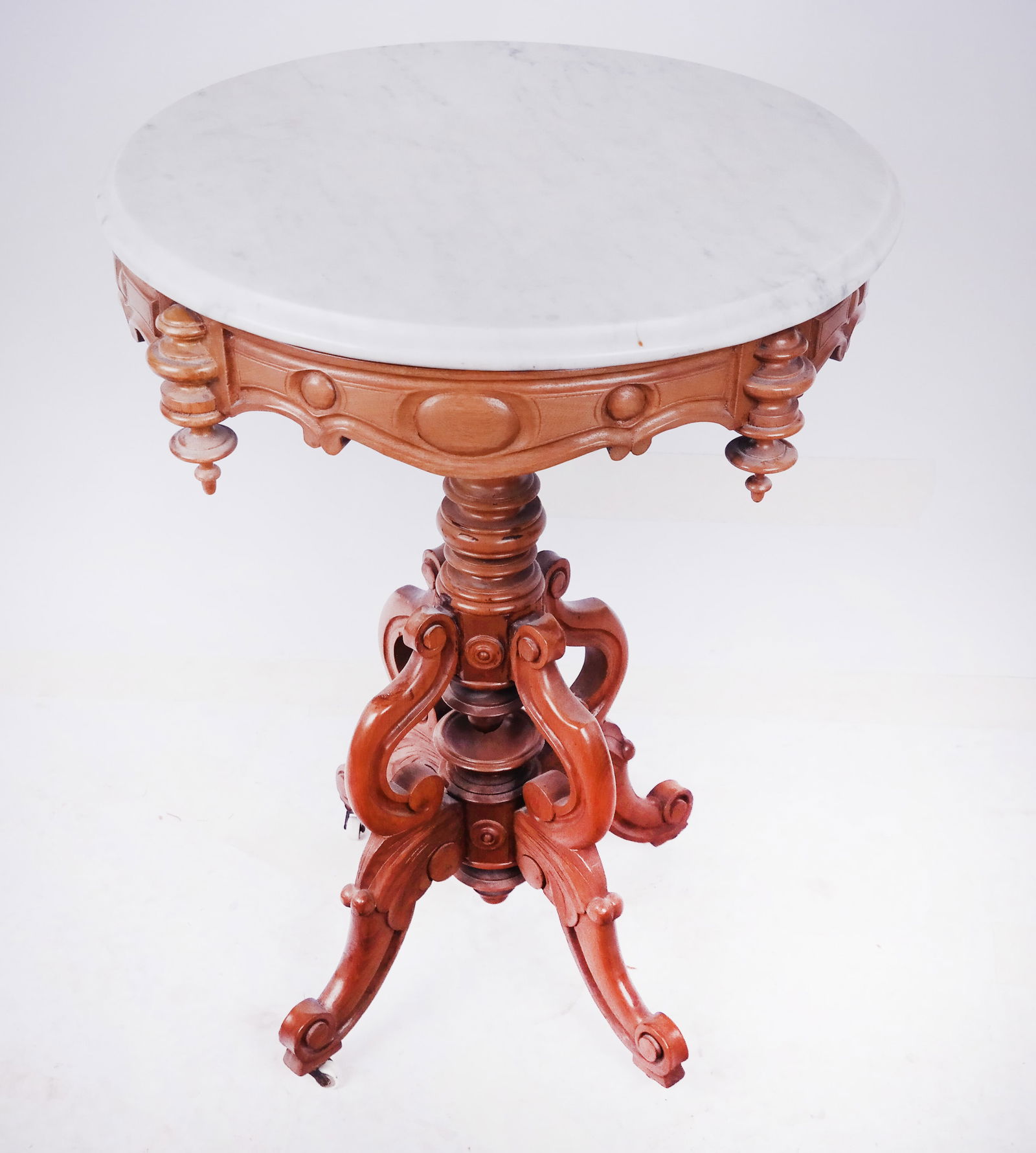 Victorian Walnut Gueridon Table (1 of 9)