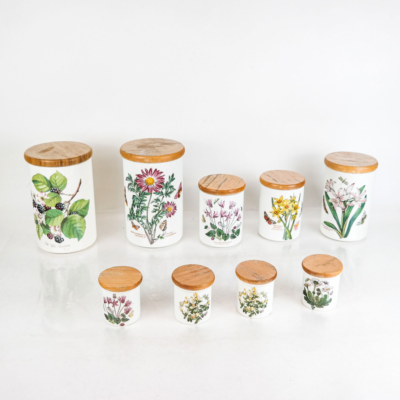 Portmeirion English Ceramic Kitchen Jars (9) (1 of 11)