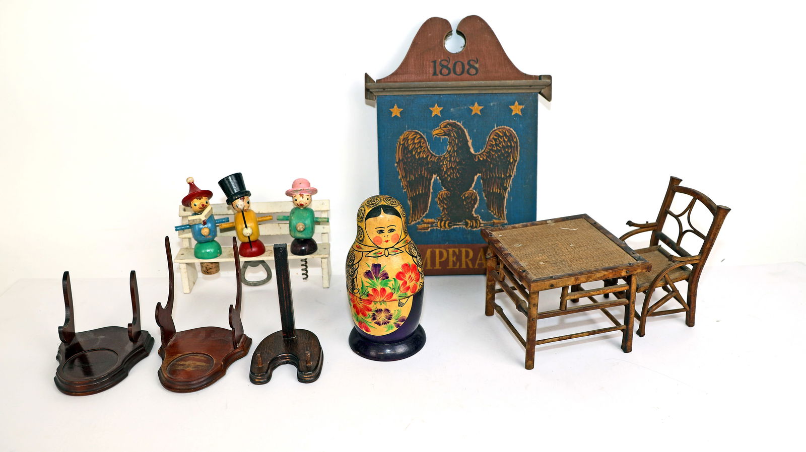 Assembled Group of Wooden Decorative Collectibles (1 of 7)