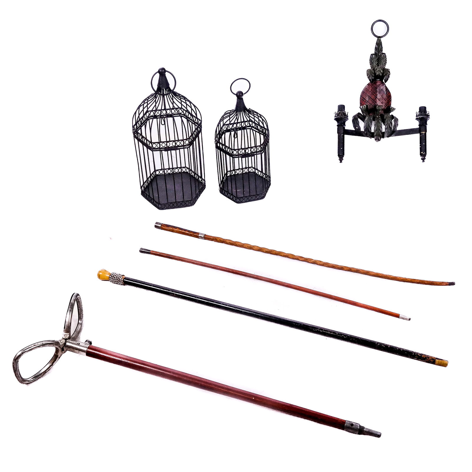 Walking Sticks and Decorative Tole Items (7) (1 of 14)