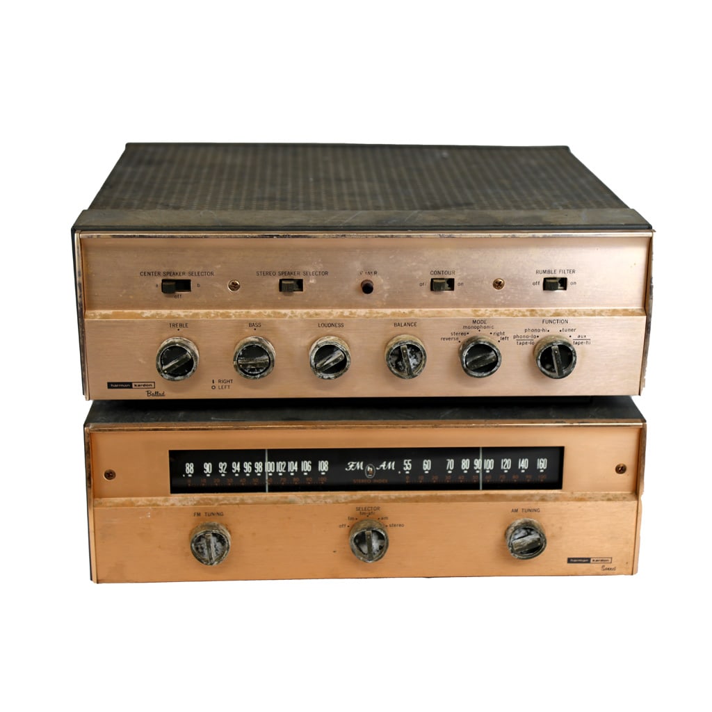 Vintage Harmon Kardon Amplifier & Radio Tuner (1 of 7)