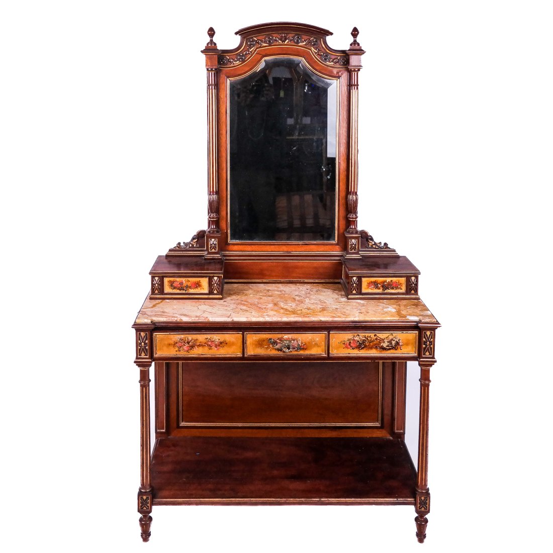 French Style Decorated Two-Part Vanity (1 of 12)