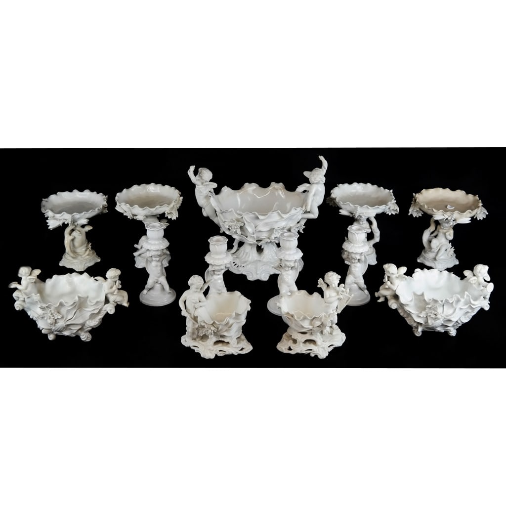 Antique Moore Porcelain Suite, Spode Candlesticks (1 of 18)