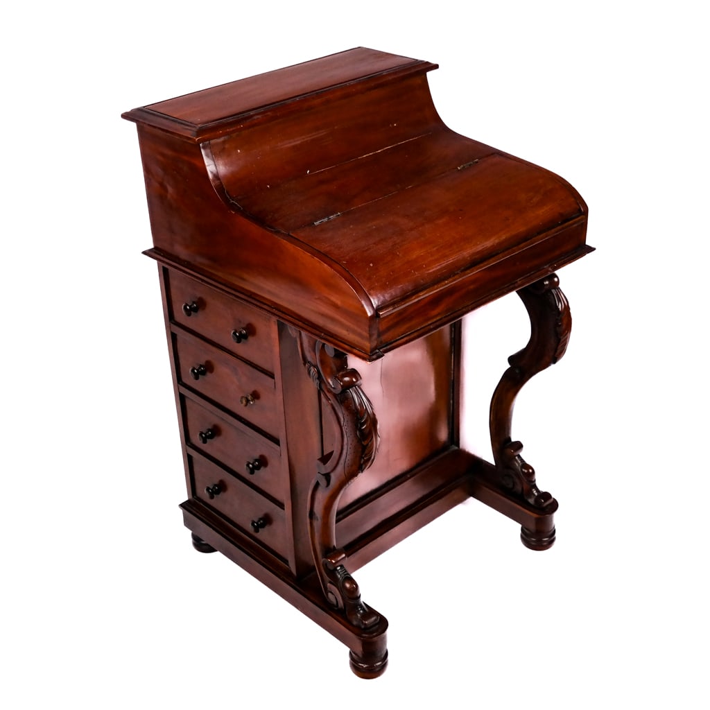 Rare and Unusual Victorian Davenport Desk (1 of 8)