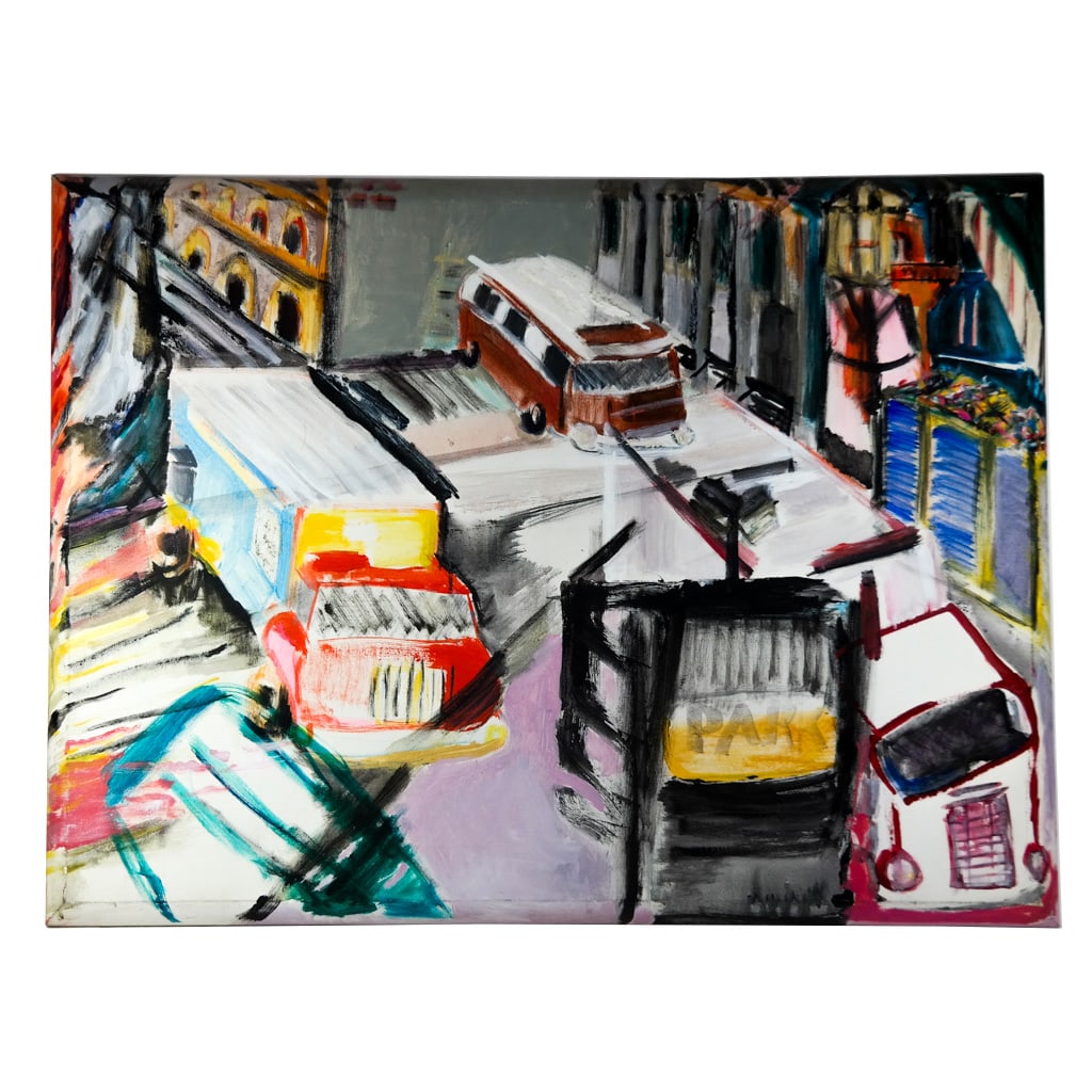 Roberta CROWN: Modern Abstract Cityscape Painting (1 of 9)