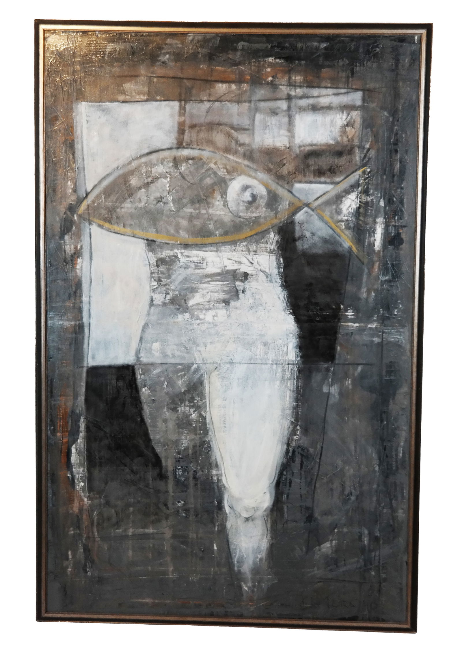 Abstract Fish - Oil Painting (1 of 11)