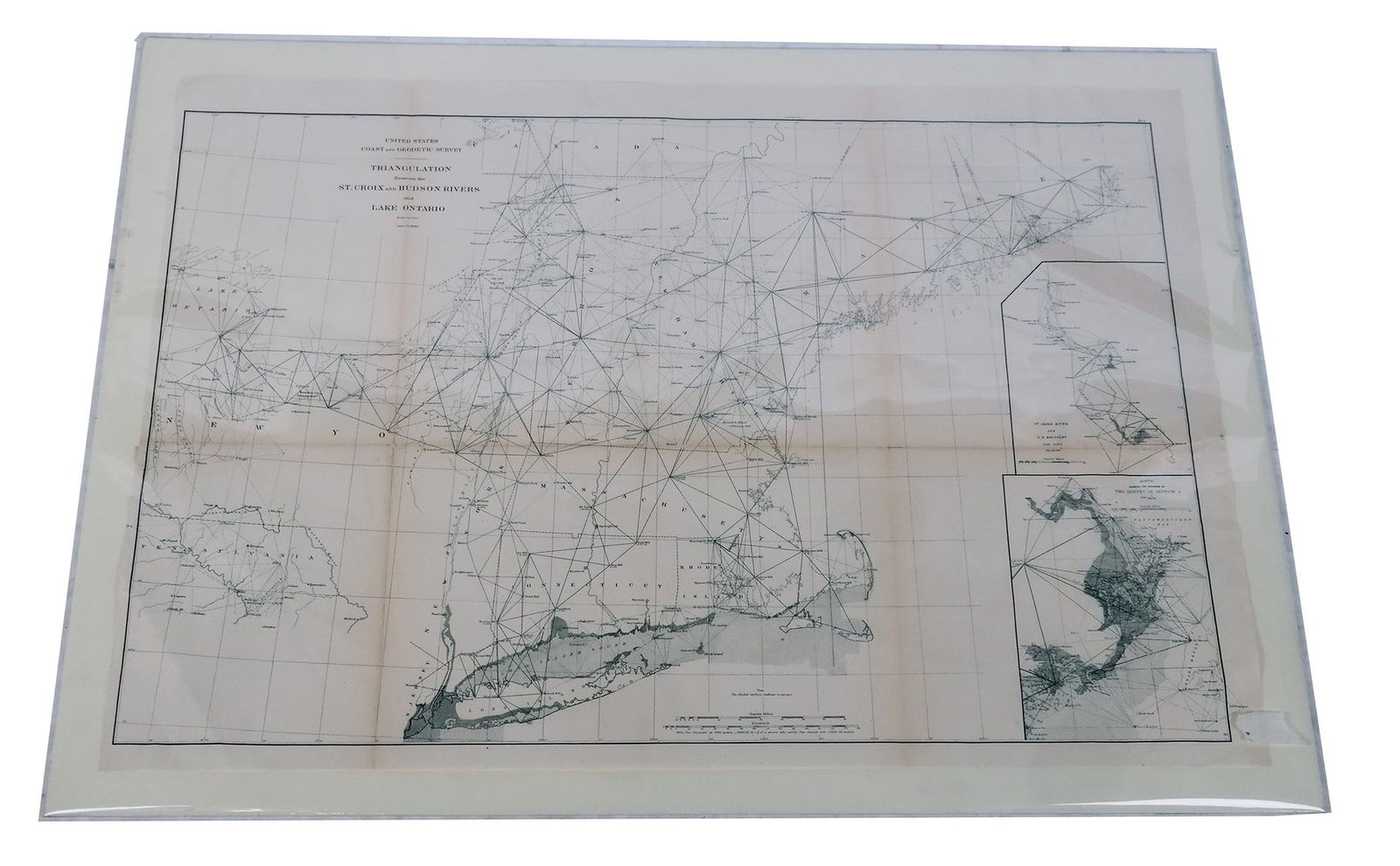 Vintage Northeastern U.S. Map (1 of 6)