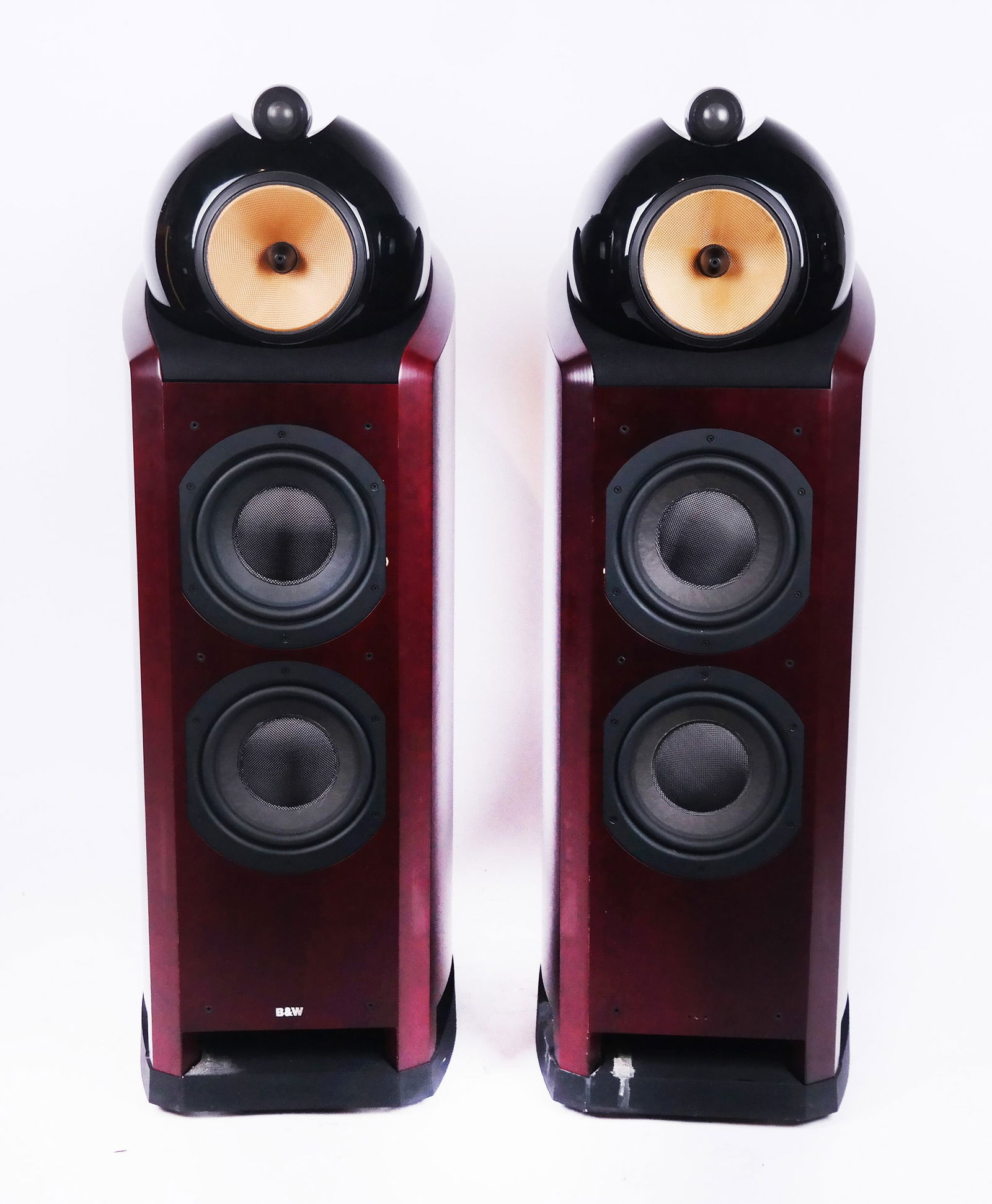 Pair of B & W "Nautilus" Speaker Towers Model 802 (1 of 11)