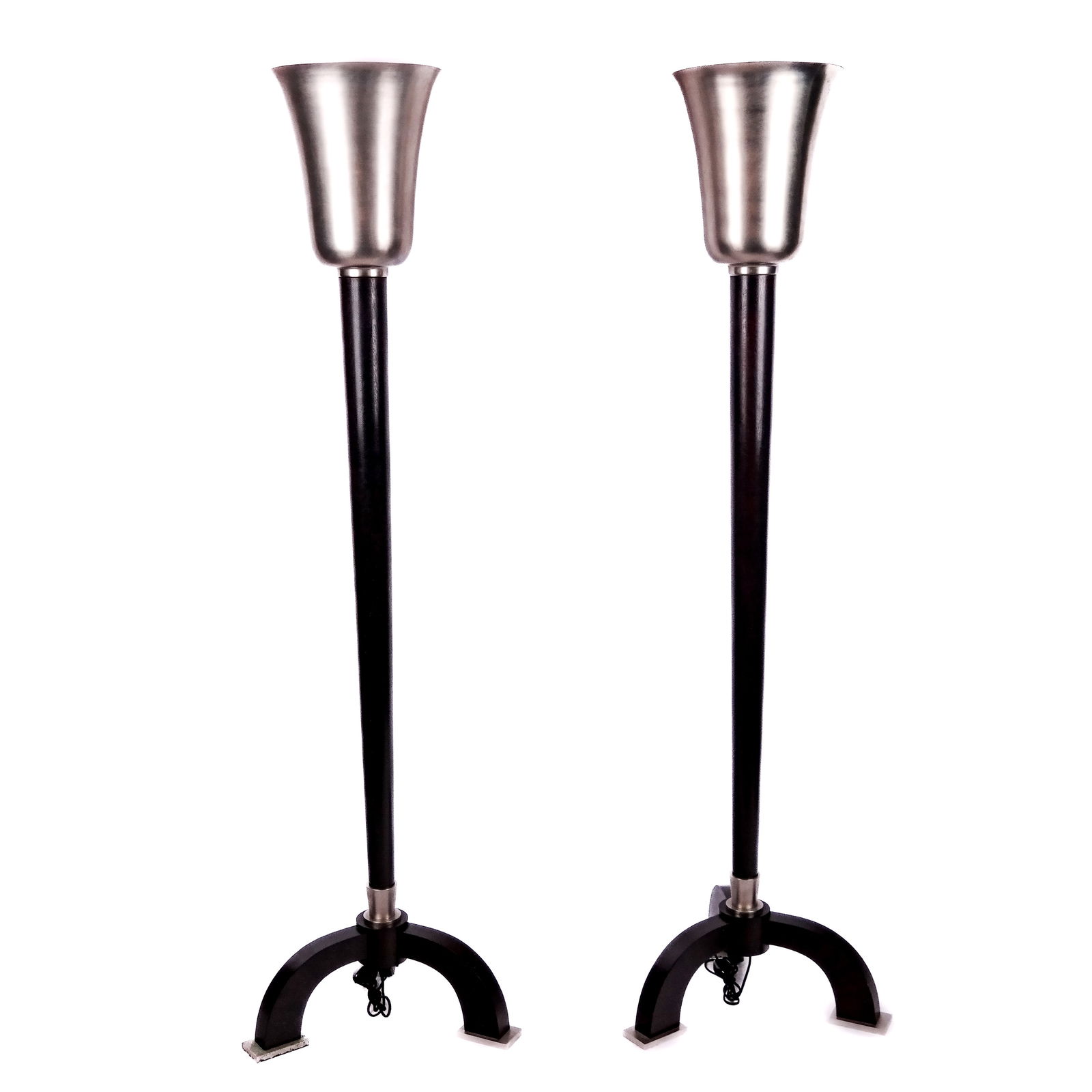 Thierry Despont Art Deco-Style Torchiere Lamps (2) (1 of 8)