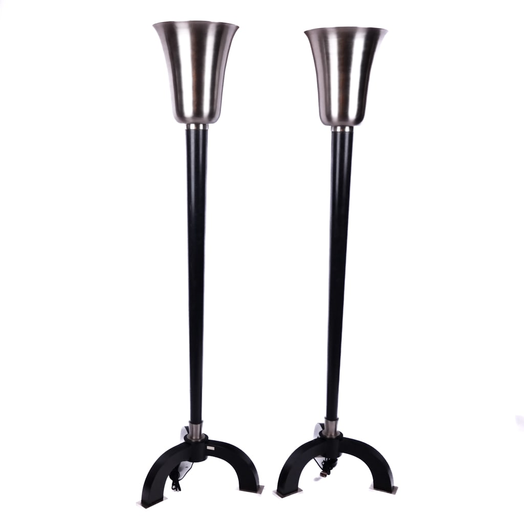 Thierry Despont Art Deco-Style Torchiere Lamps (2) (1 of 7)