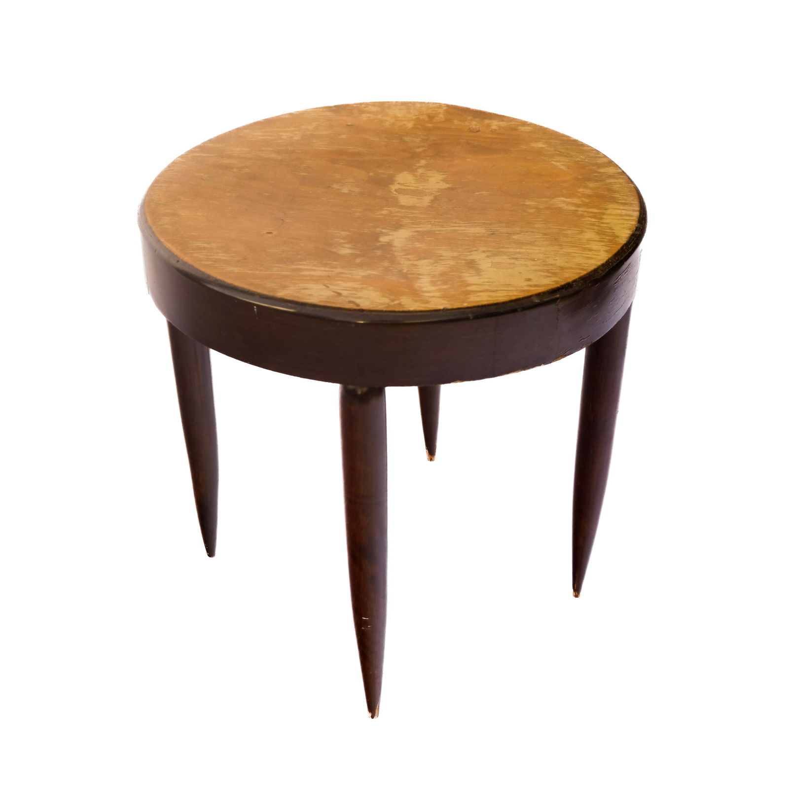 Modern Art Deco-Style Mixed Wood Low Table (1 of 6)