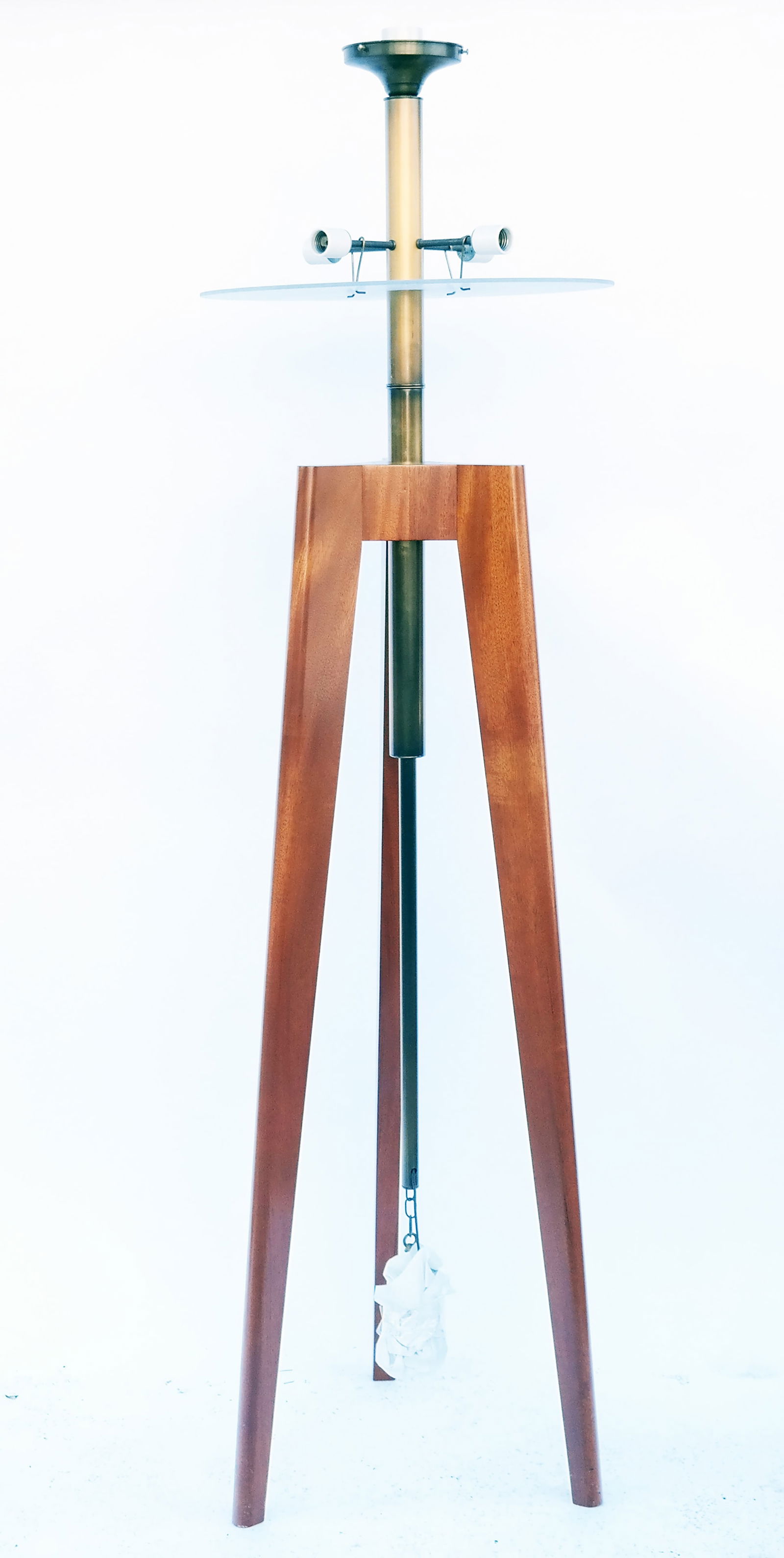 Thierry Despont Large Walnut Floor Lamp (1 of 7)