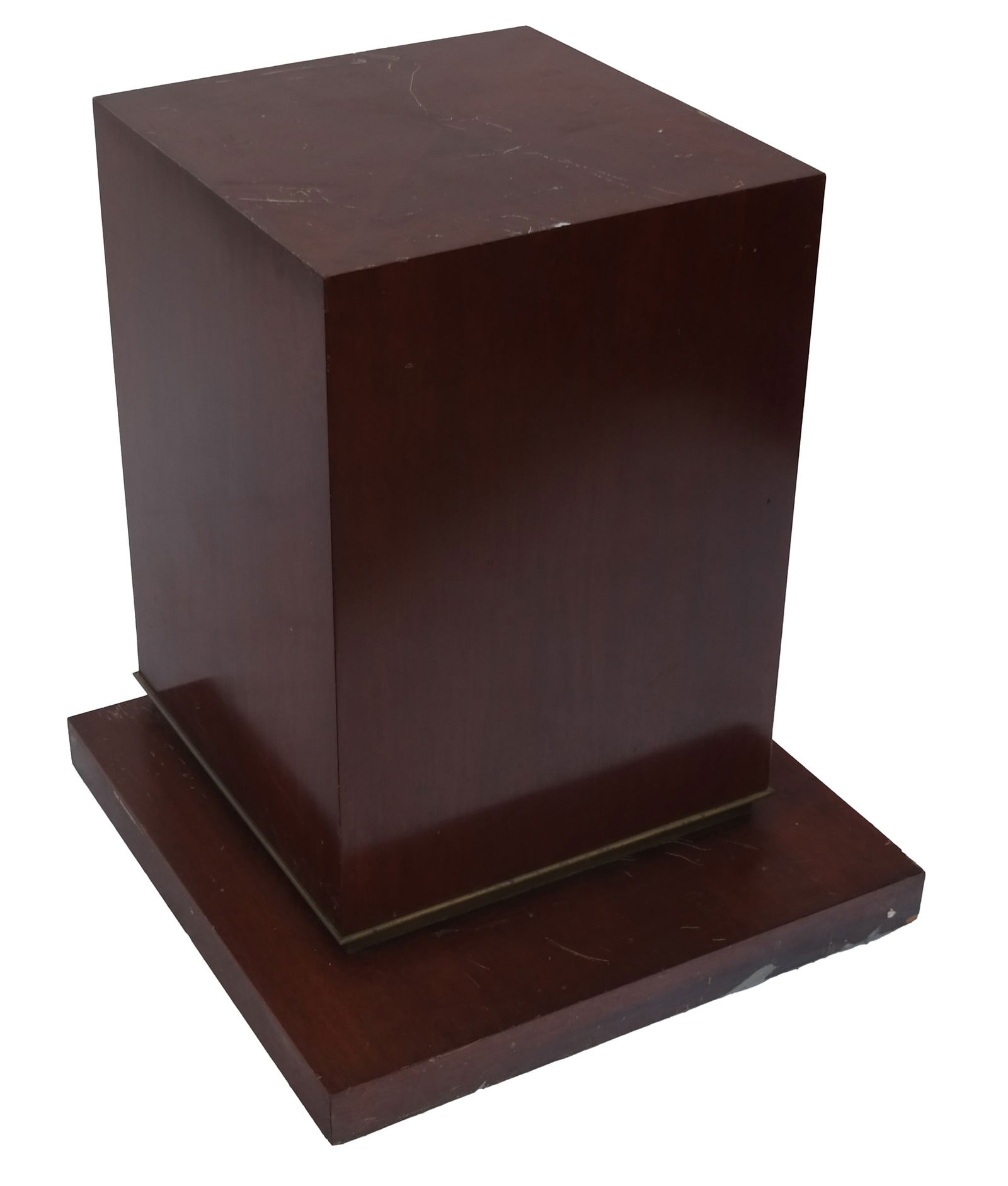 Art Deco Mahogany Display Pedestal (1 of 7)