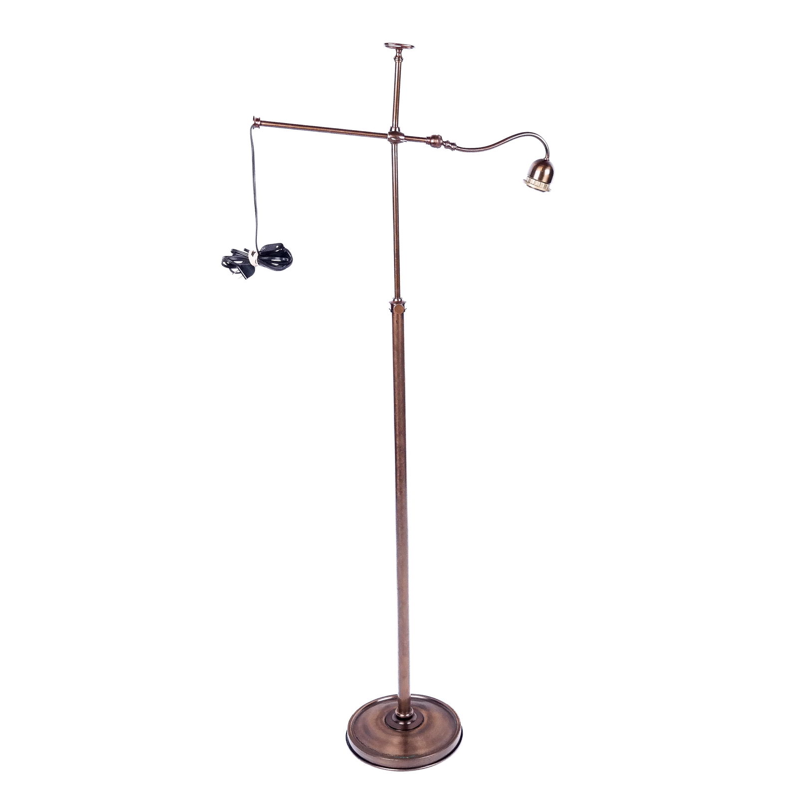 Brass Plated Floor Lamp (1 of 7)