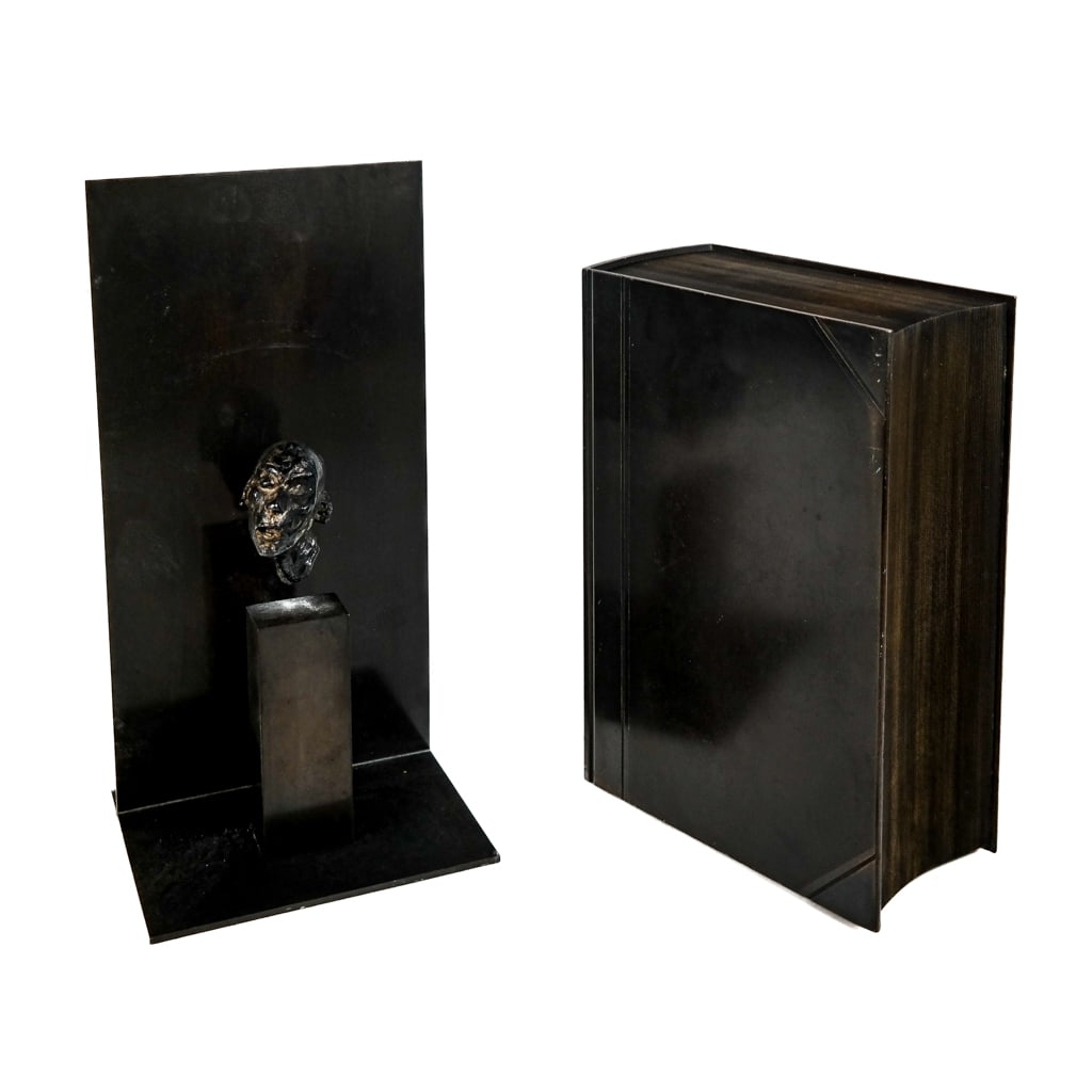 Two Bronze Bookends (1 of 11)