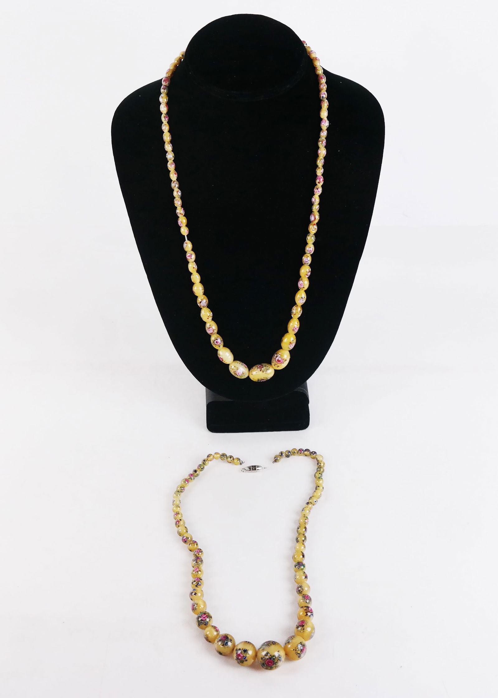 Two Venetian Glass Beaded Necklaces (1 of 7)