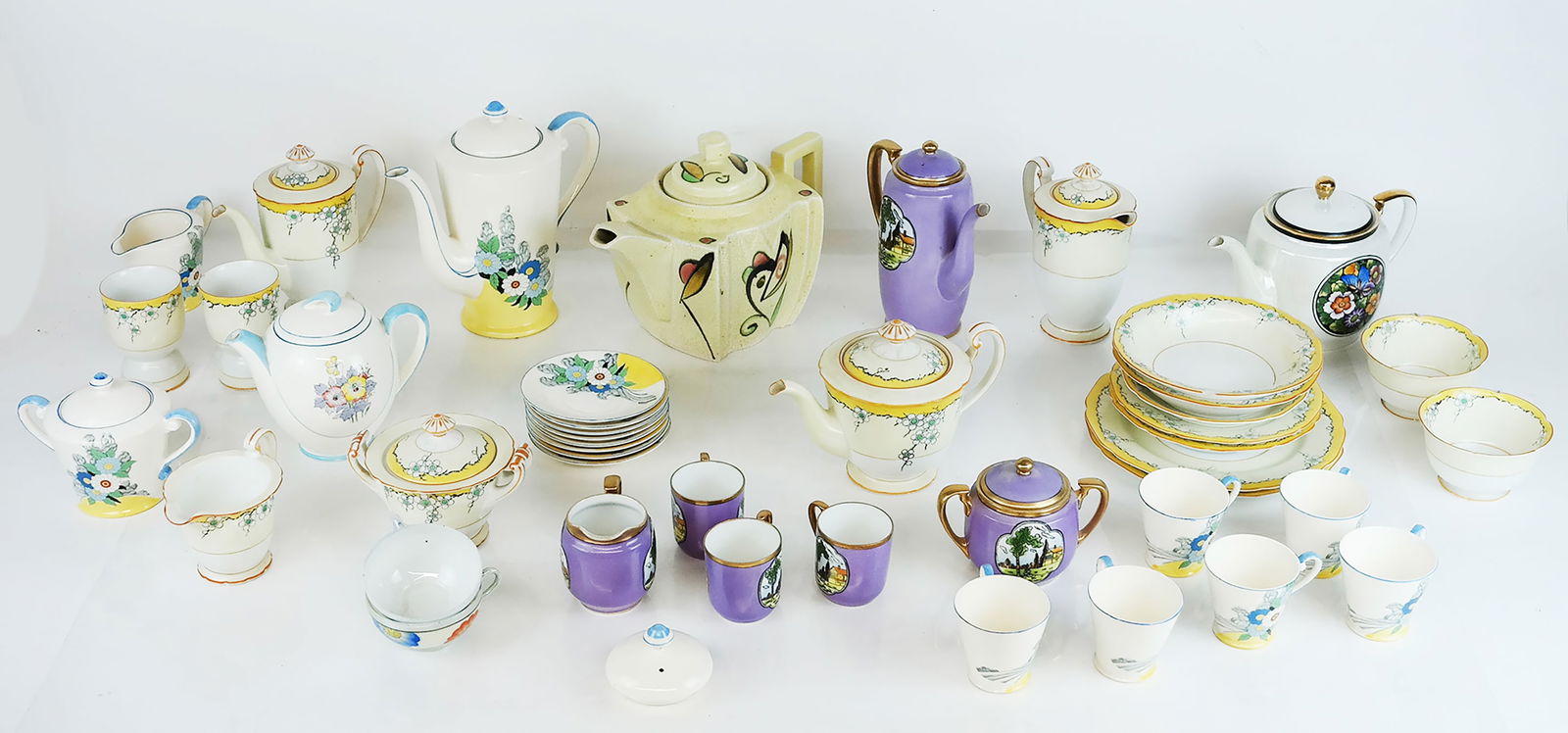 Assembled Group of Japanese Tea & Dessert Services (1 of 9)