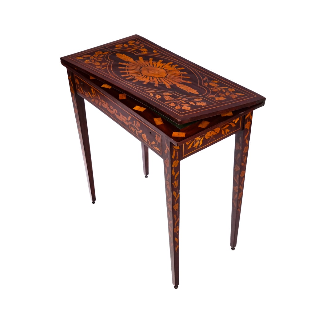19th C. Marquetry Games Table (1 of 8)