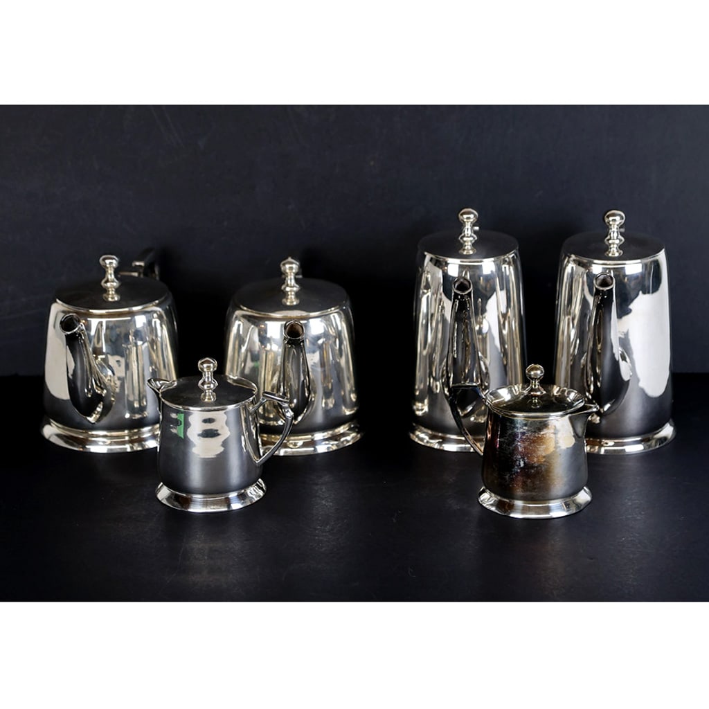 Silver Plate Modern Tea & Coffee Set (6 Pcs) (1 of 4)