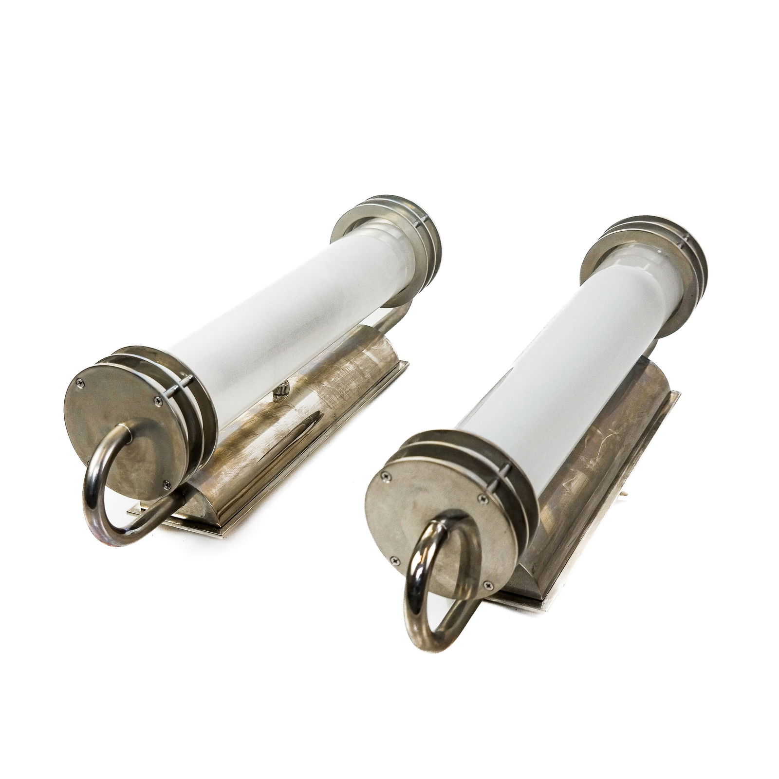 Modern Art Deco-Style Chrome Skyscraper Sconces (1 of 10)