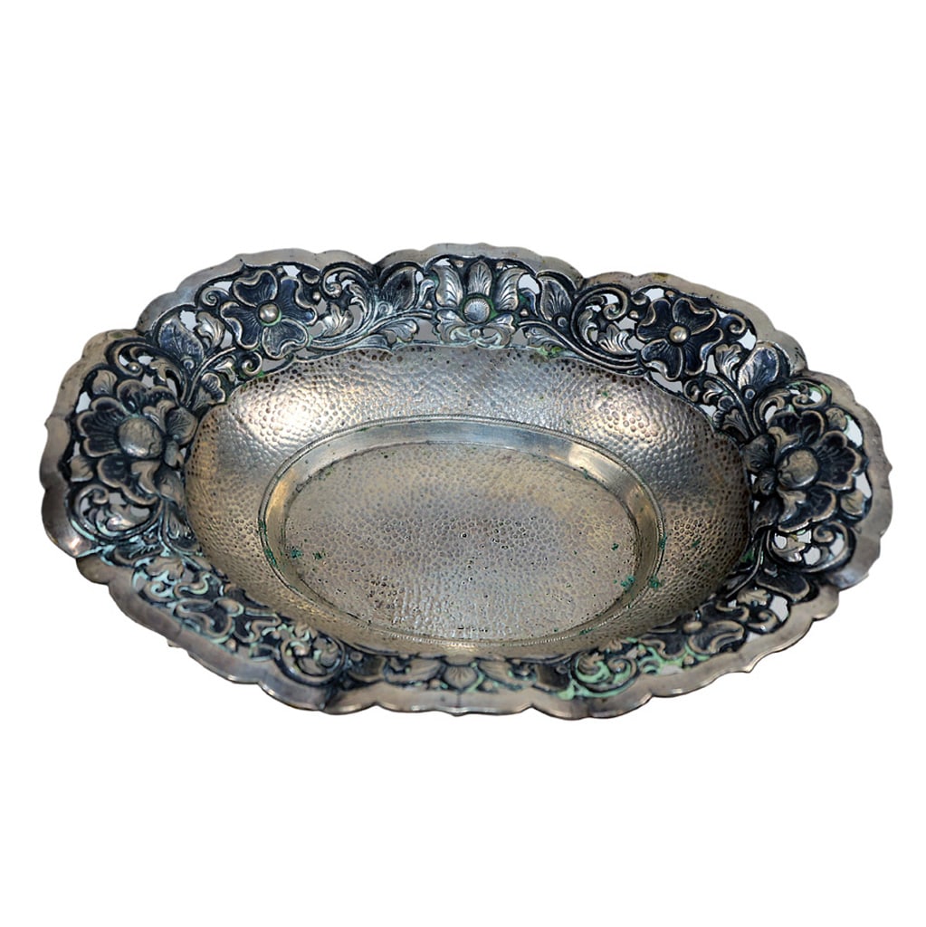 Continental Silver Oval Bowl (1 of 5)