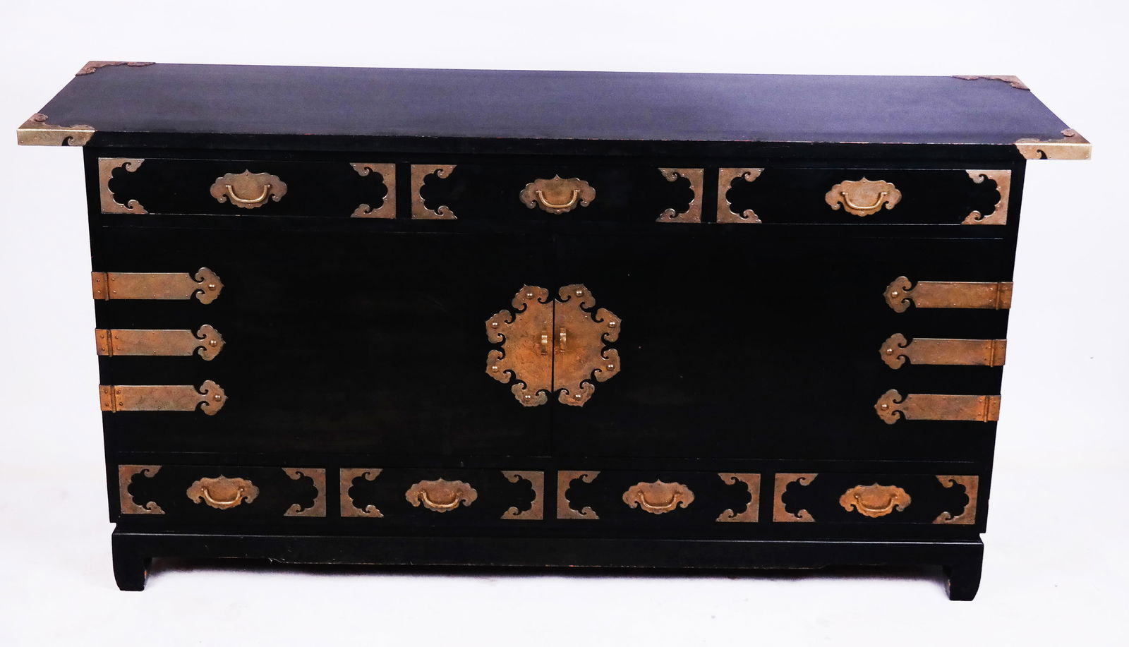 Chinese Brass-Mounted Sideboard (1 of 11)
