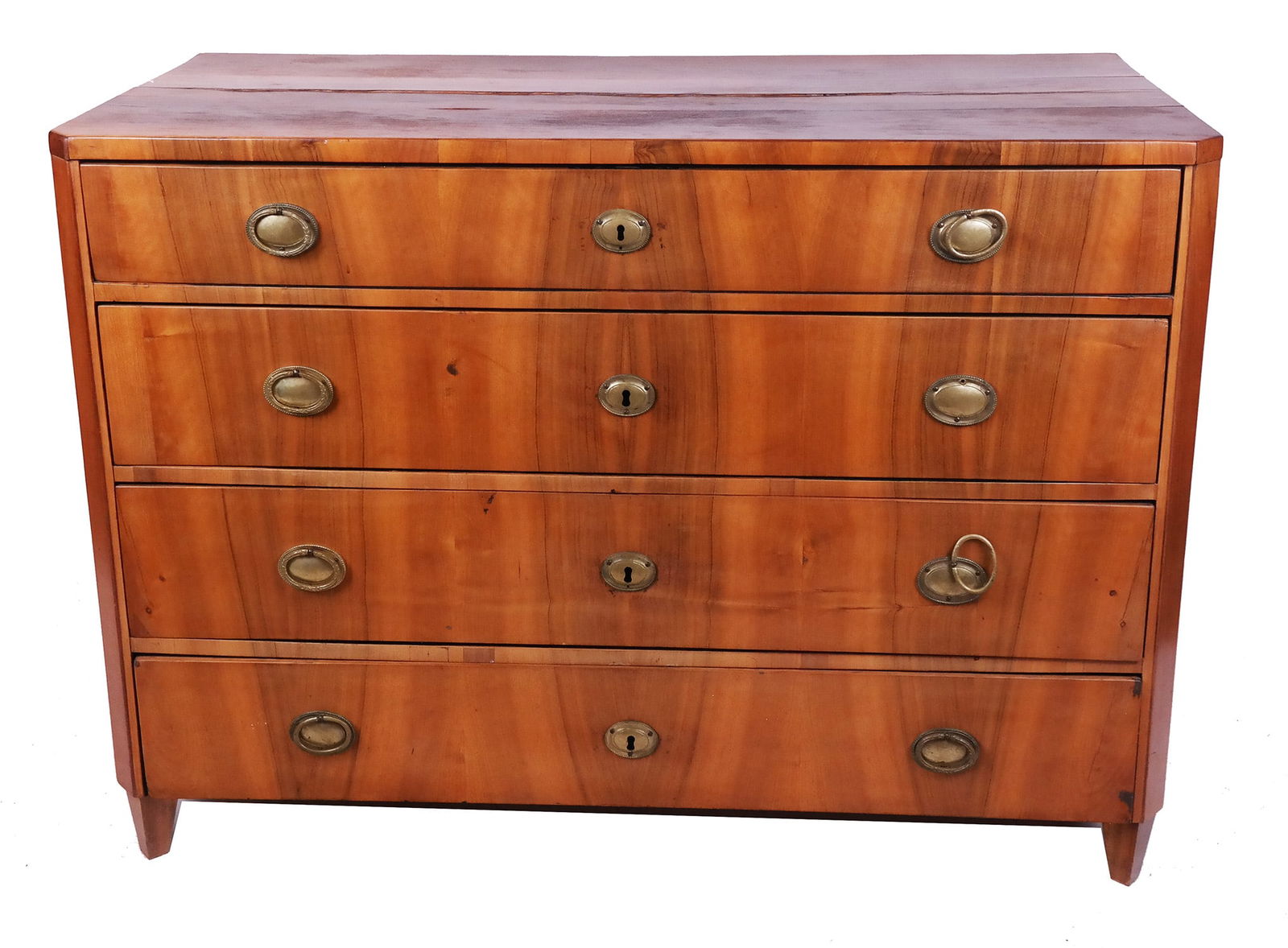 Italian Neoclassical Walnut Chest of Drawers (1 of 14)