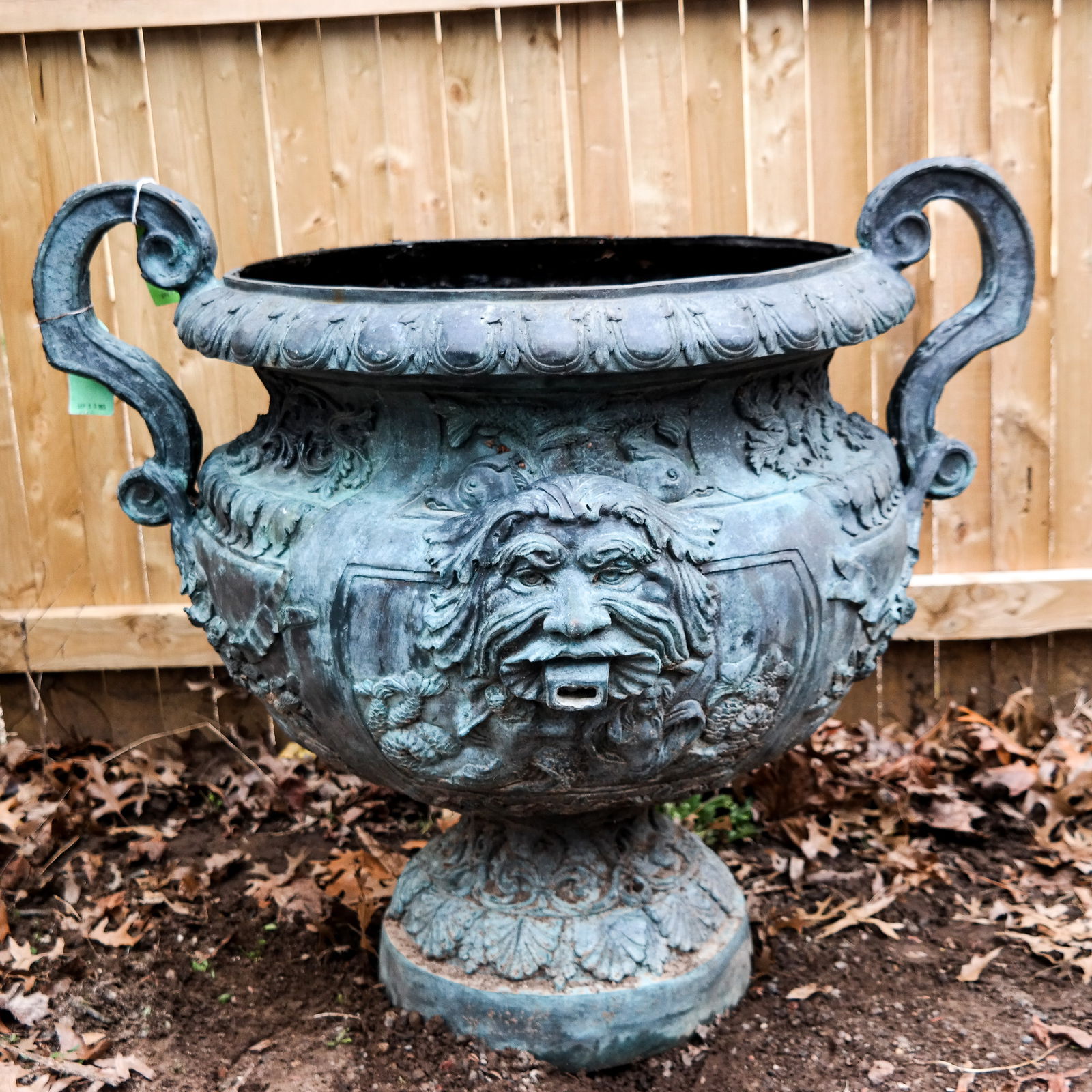 Neoclassical Large Bronze Planter (1 of 12)