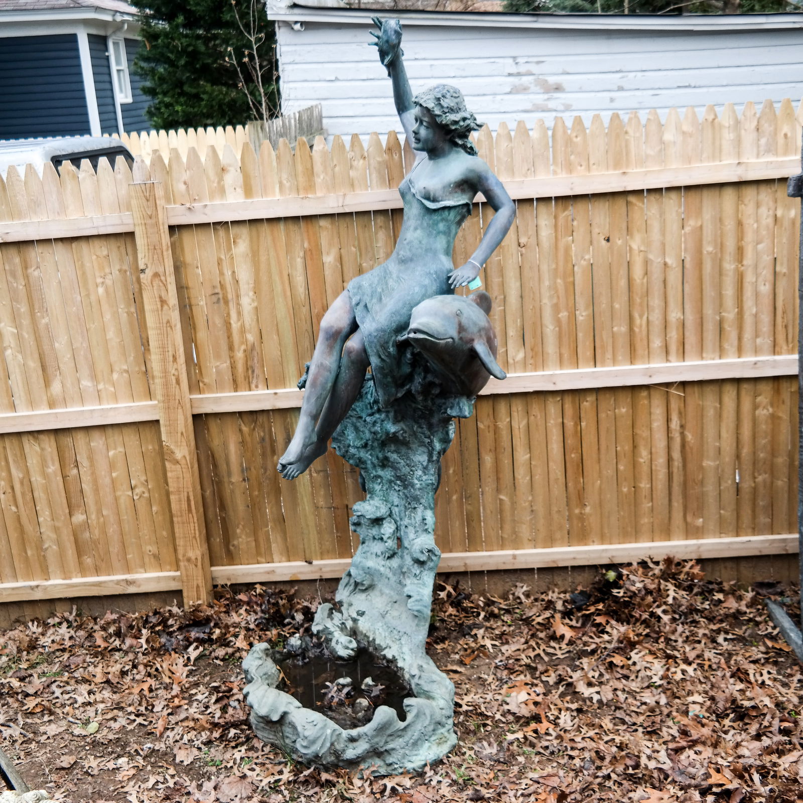 Large Bronze Sculptural Figural Fountain (1 of 14)