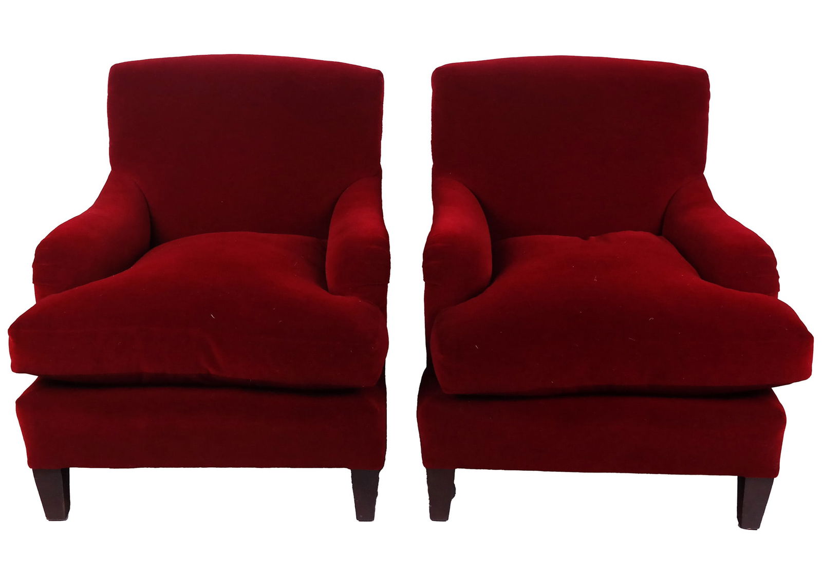 Pair Loro Piana Upholstered Club Chairs (1 of 7)