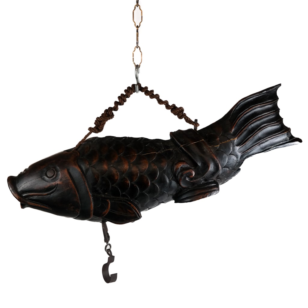 Ant. Japanese Carved Hardwood Merchant Shop Sign (1 of 8)