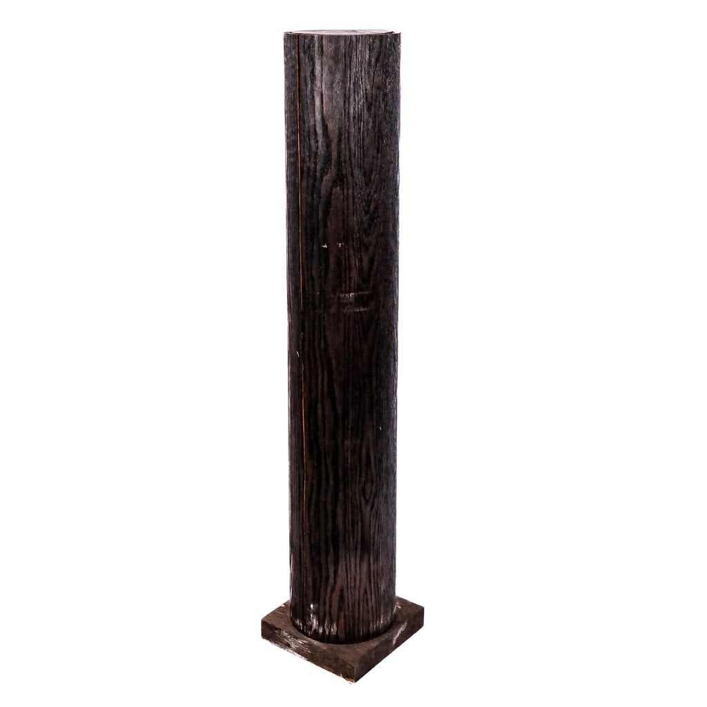 Tall Oak Display Pedestal (1 of 6)