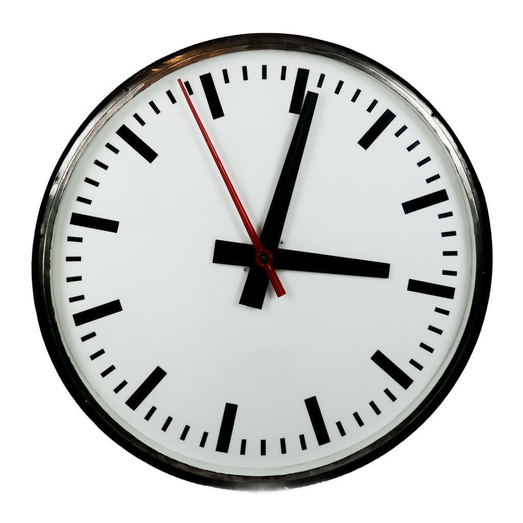 Monumental Round Industrial Clock (1 of 8)