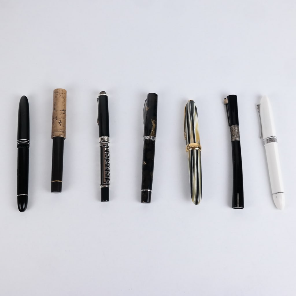 Assembled Group of Fountain Pens (7) (1 of 11)