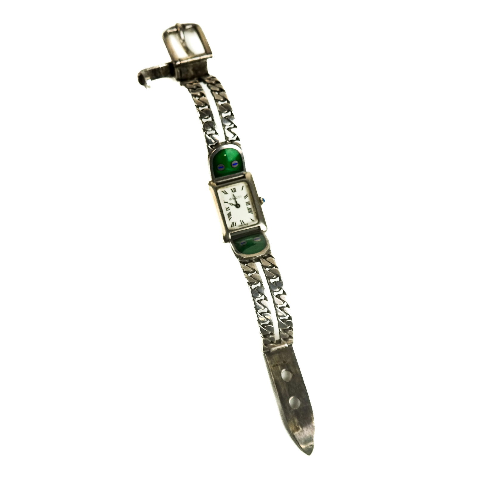 .800 Silver Gucci Watch (1 of 7)