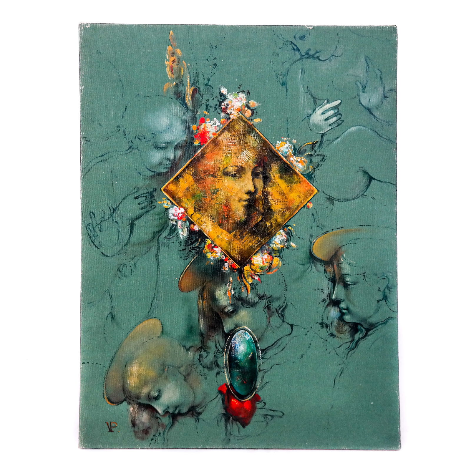 Paylak VANIKIAN: Surrealist Scene - Oil Painting (1 of 11)